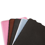 Waterproof Pet Cat Litter Mat EVA Double Layer Cat Litter Trapping Pets Mat Pad Bottom Non-slip Pet Litter Cat Mat Floor